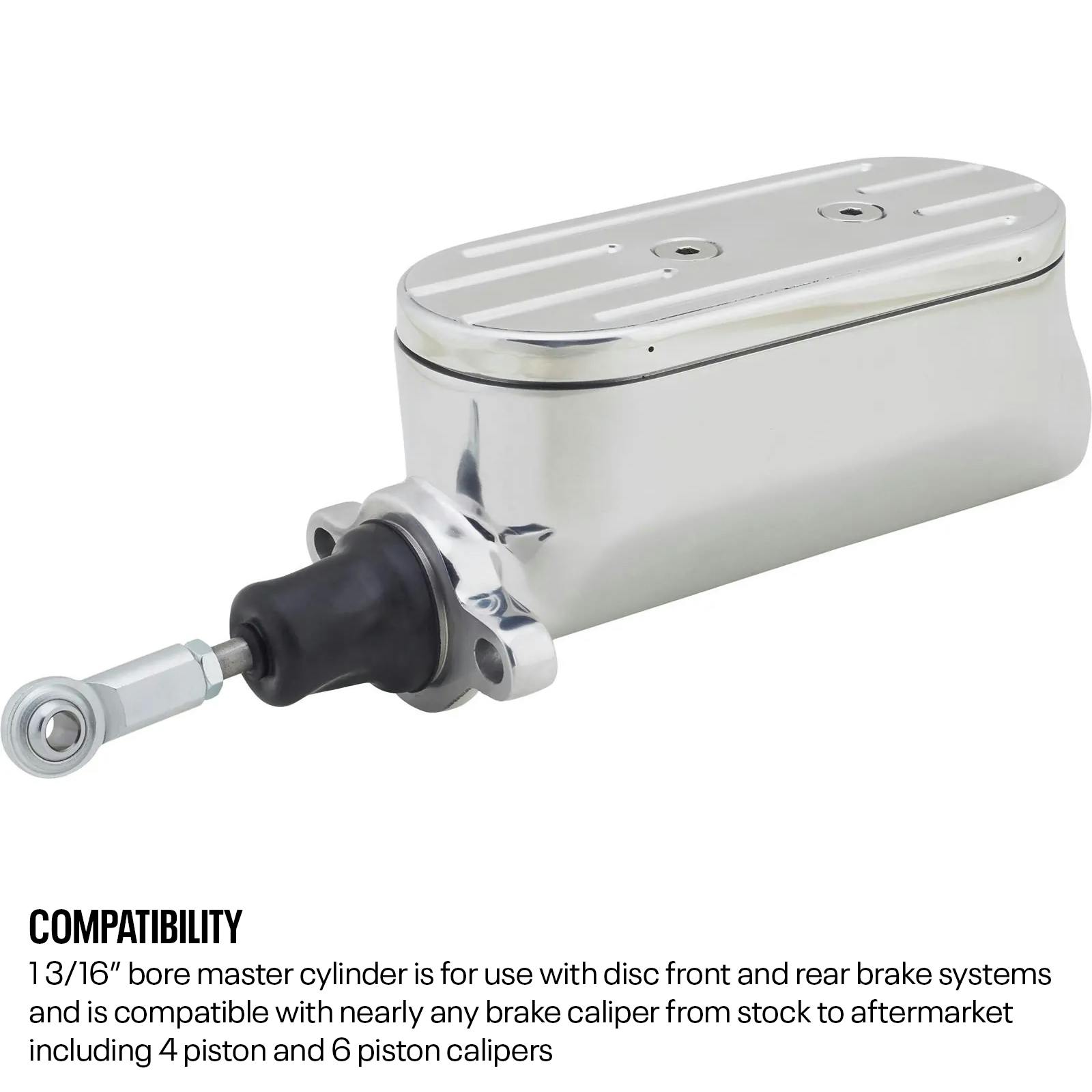 Compact Electric Brake Power Booster Master Cylinder, Disc/Disc