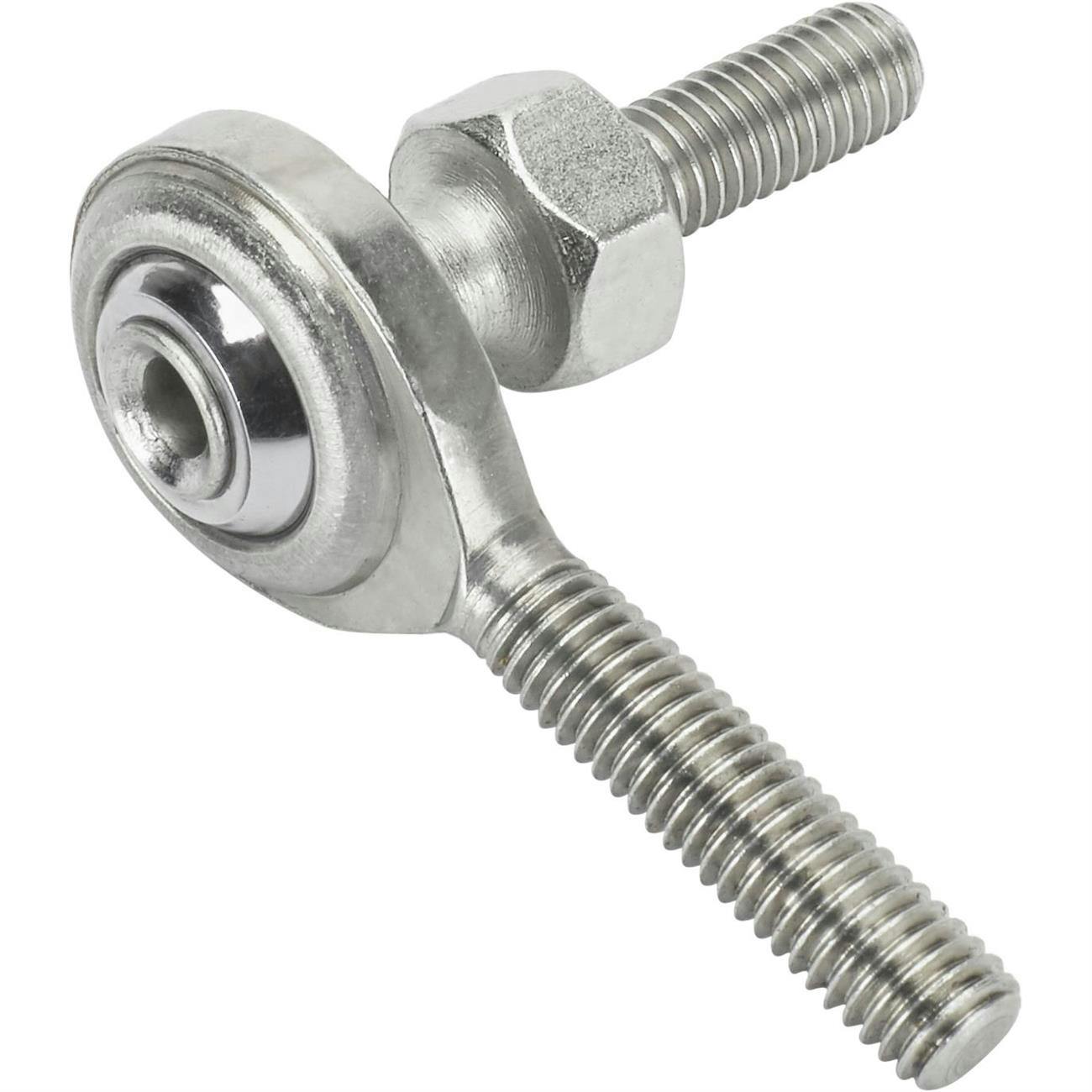 Steel 3/16 Inch LH Male Throttle Linkage Rod Ends with Stud