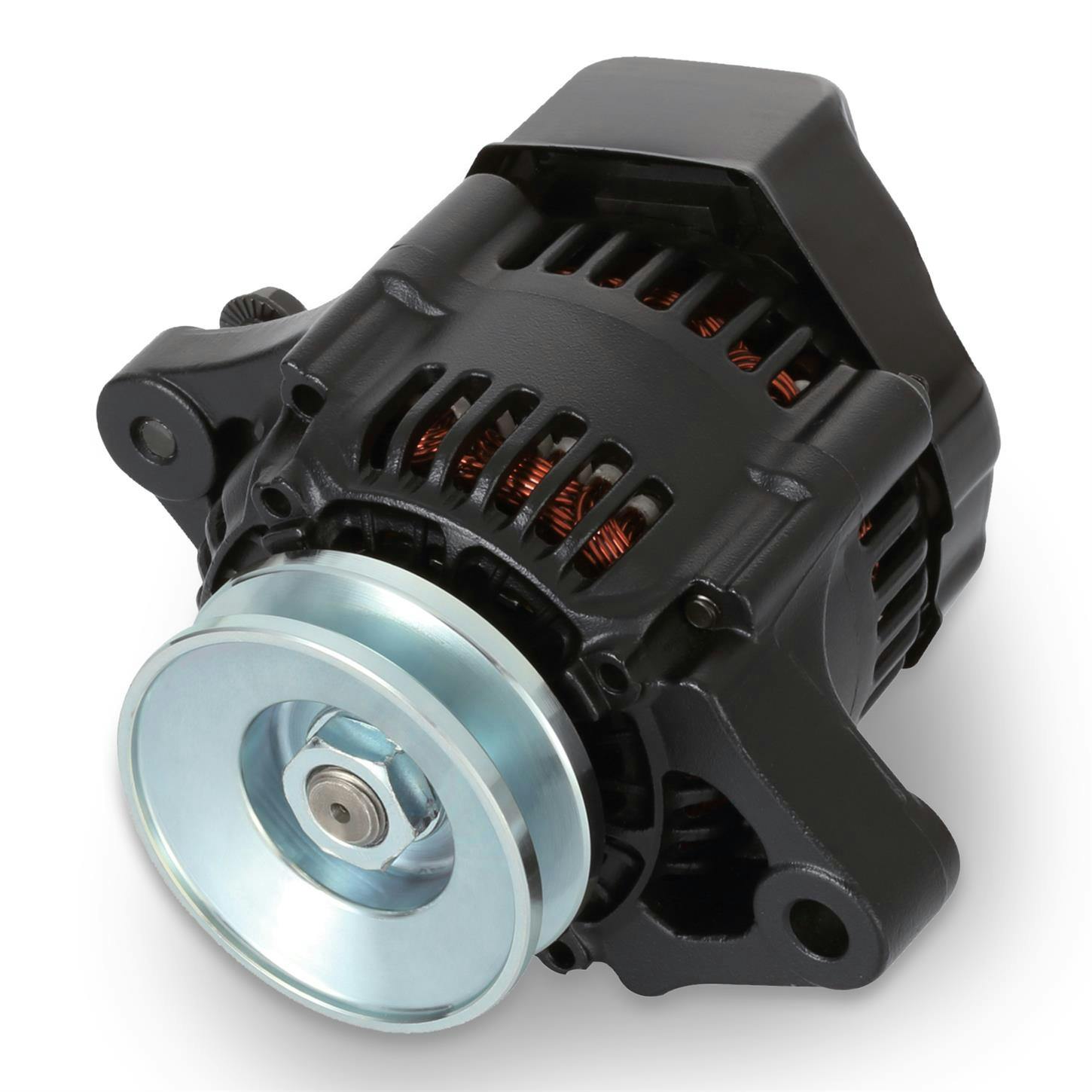 Proform 66432 50-Amp Mini Alternator Black Finish, 1 Wire