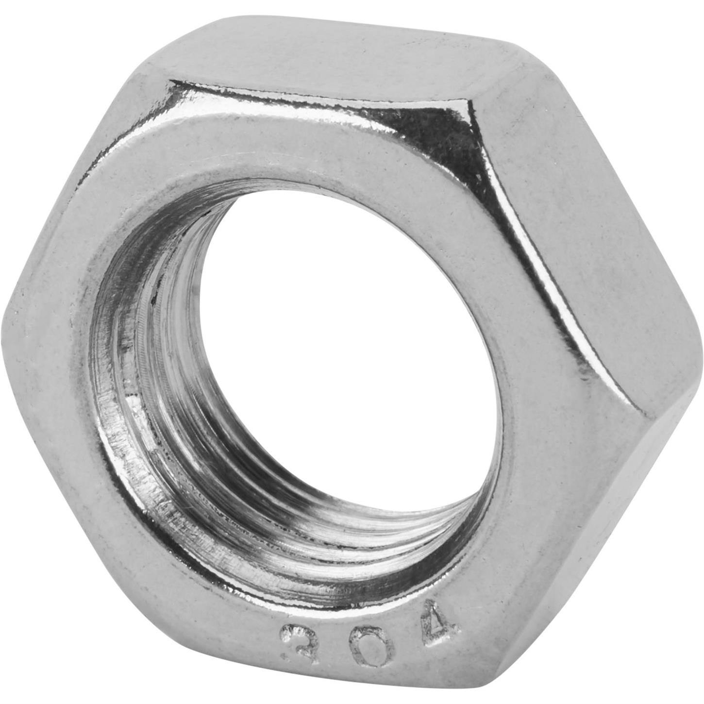 Stainless Jam Nut, 5/8 Inch-18 LH NF Fine Thread