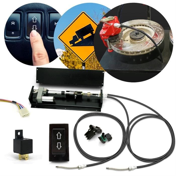 Speedway Power Remote-Mount Electric Emergency Brake Kit