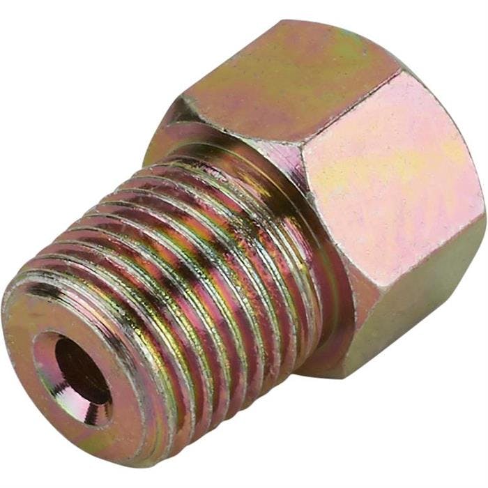 Straight 3/8 Inch-24 IFF to 1/8 Inch NPT Male Adapter