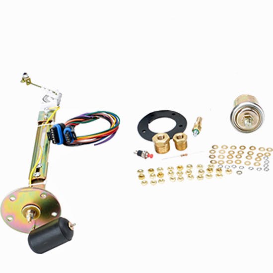 Omega Kustom 922053 5-Gauge Set, Electric Speedometer, 3-3/8, Tan