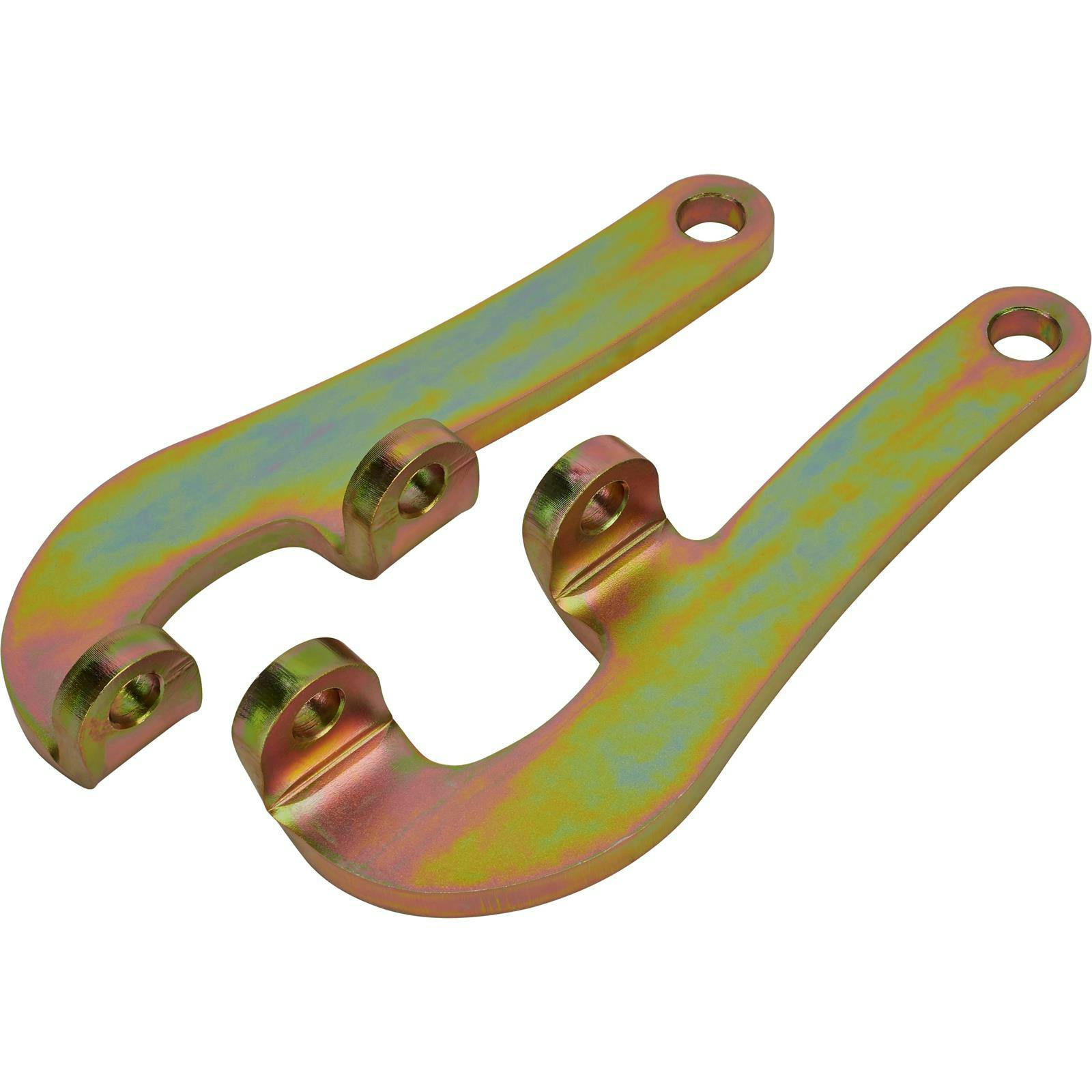 Speedway Chevy Spindle Flat Tie Rod Steering Arms, Plain Finish