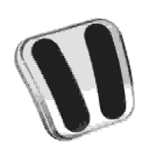 Lokar BAG6163 6475 Chevelle Curved Billet Aluminum EBrake Pedal Pad
