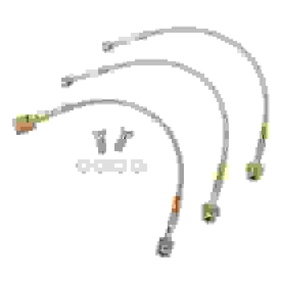 Goodridge 12212 196976 GM Midsize Braided Stainless Brake Hose Kit