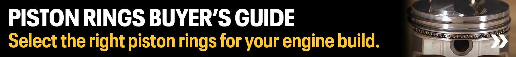 Piston Rings Buyer's Guide