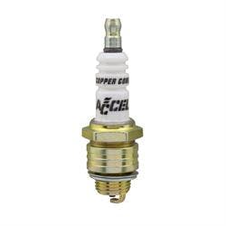 Accel 0124-4 Spark Plug, 14mm, 13/16 Hex, 3/8 Reach, Gasket Seat