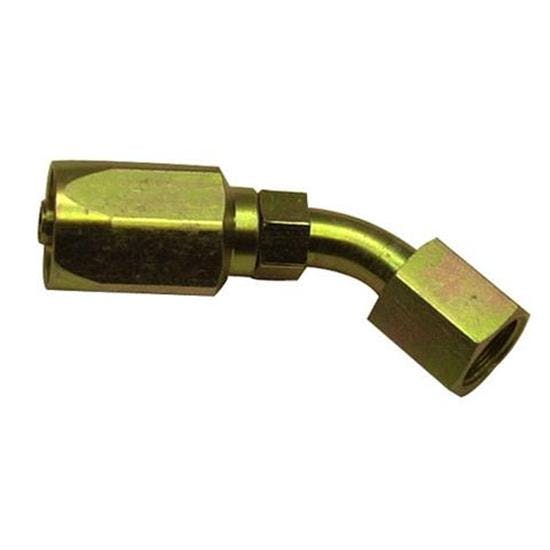 Aeroquip FBM1384 FC300 High Pressure Hose Steel -8 AN Fitting - 45 Deg