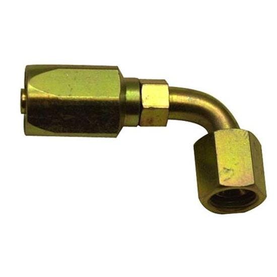 Aeroquip FBM1387 FC300 High Pressure Hose Steel -8 AN Fitting - 90 Deg