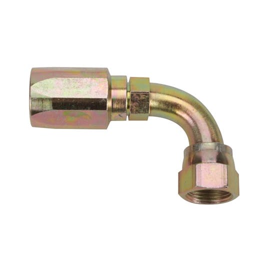 Fragola 259010 Steel -10AN Fitting for Aeroquip FC300 Hose, 90Deg