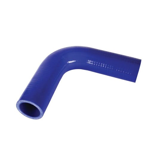 AFCO Silicone Radiator Hoses, 90 Degree, 12 Inch Length, Blue