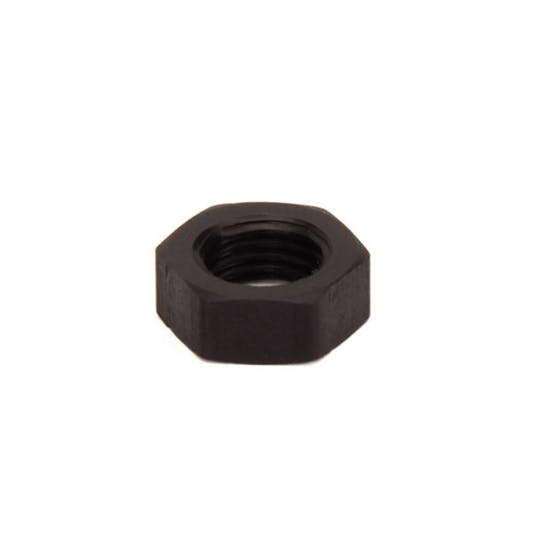 Black Aluminum Jam Nut, 10-32 Thread