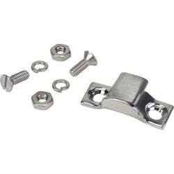 Bob Drake B-8220-S Stainless Steel Hood Bracket, 1932-35 Front