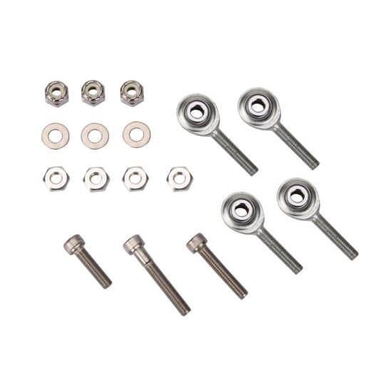 195786 SBC 3x2 Carb/Intake Manifold Kit w/Stainless Lines