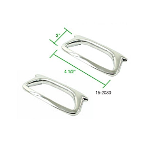 EMPI 15-2080 Universal Chrome Door Puller Handles, Pair