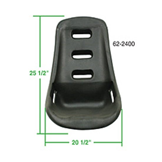 EMPI 62-2400 Poly Low Back Comfort Bucket Seat