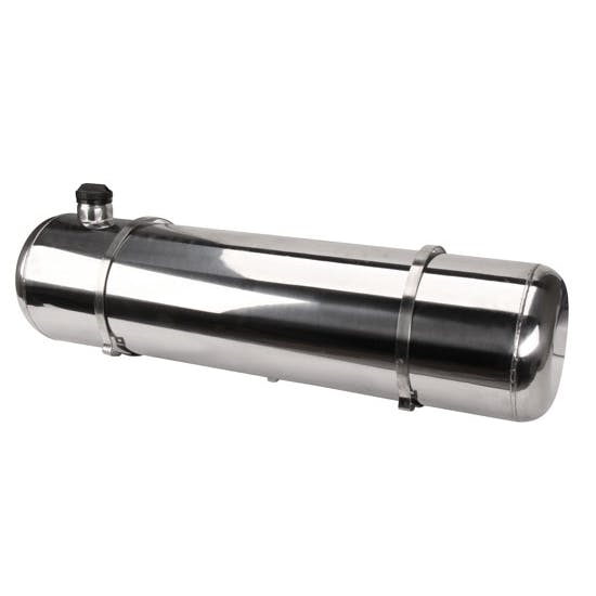 EMPI 3899 Pol Stainless Steel Fuel Tank, 10x40 In, End Fill, 13.5 Gal