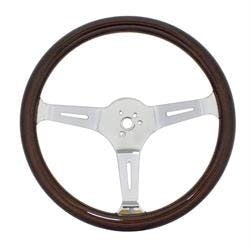 EMPI 79-4021-7 Dark Classic Wood Steering Wheel, 15 x 3, 31mm