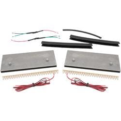Hagan Street Rods FMSL08 (RED) Slim Line Tail Light Set, 8 Inch