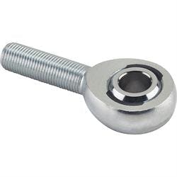 Precision Carbon Steel LH Male Heim Joint Rod Ends, 1/2 Inch