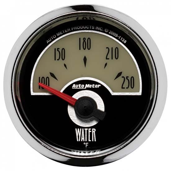 AutoMeter 1138 Cruiser Air-Core Water Temperature Gauge, 2-1/16