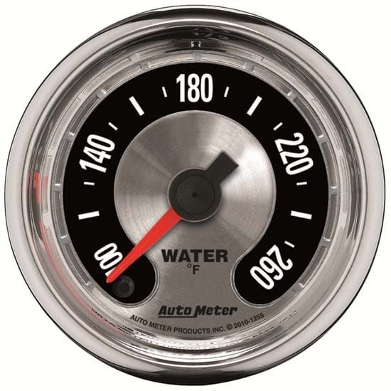 AutoMeter 1232 American Muscle Mechanical Water Temperature Gauge