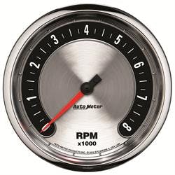 AutoMeter 1298 American Muscle Air-Core In-Dash Tachometer Gauge