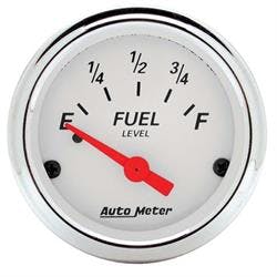 AutoMeter 1315 Arctic White Air-Core Fuel Level Gauge