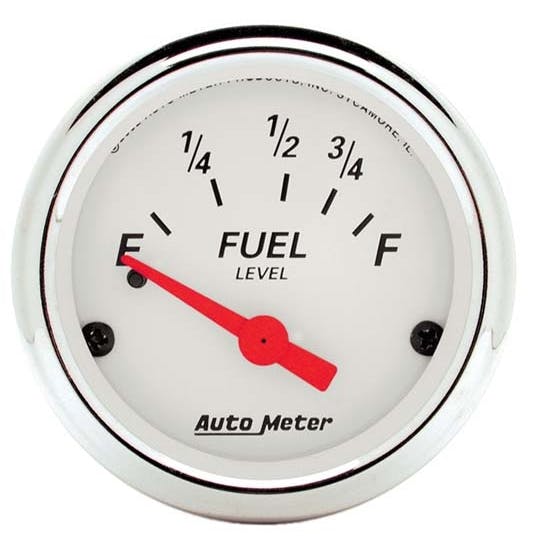 AutoMeter 1316 Arctic White Air-Core Fuel Level Gauge