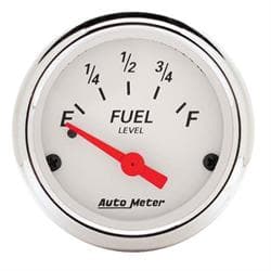 AutoMeter 1318 Arctic White Air-Core Fuel Level Gauge