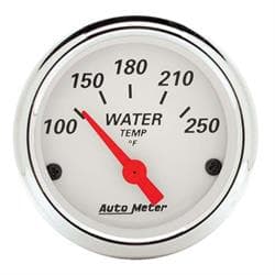 AutoMeter 1337 Arctic White Air-Core Water Temperature Gauge