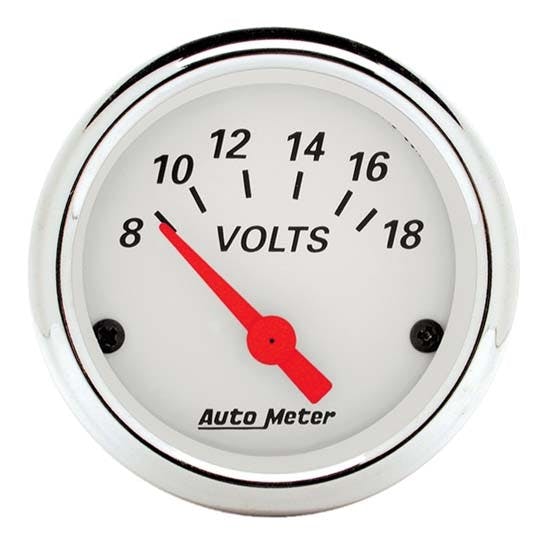 AutoMeter Artic White Air-Core 2-1/16 Inch 3-Gauge Set