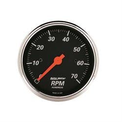 AutoMeter 1478 Designer Black Air-Core In-Dash Tachometer Gauge