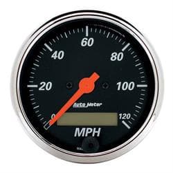 AutoMeter 1487 Designer Black Air-Core Speedometer Gauge, 3-1/8