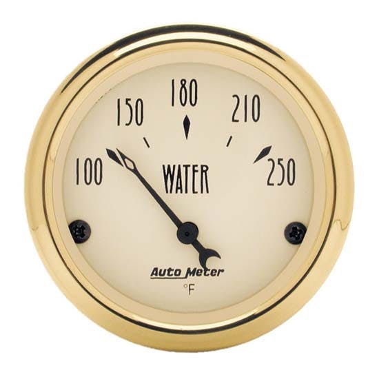 AutoMeter 1538 Golden Oldies Air-Core Water Temperature Gauge