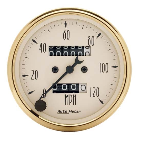 AutoMeter 1593 Golden Oldies Mechanical Speedometer Gauge
