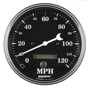 AutoMeter 1789 Old Tyme Black, 5" Speedometer, Electric