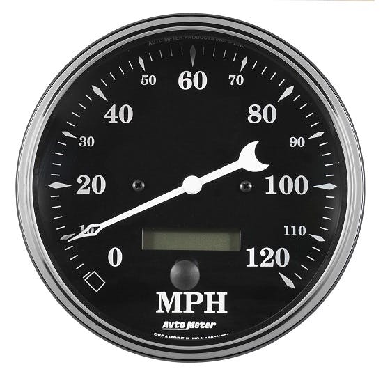 AutoMeter 1789 Old Tyme Black, 5" Speedometer, Electric