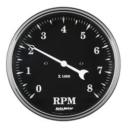 AutoMeter 1797 Old Tyme Black Air-Core In-Dash Tachometer, 2-1/16