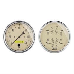 AutoMeter 1803 Antique Beige Air-Core 2 Piece Gauge Kit