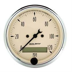 AutoMeter 1887 Antique Beige Air-Core Speedometer Gauge