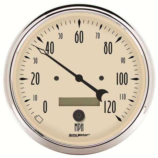 AutoMeter 1889 Antique Beige Air-Core Speedometer Gauge