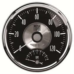 AutoMeter 2091 Prestige Black Diamond Air-Core Tach/Speedometer