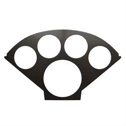 AutoMeter 2123 Carbon Fiber-Look Gauge Faceplate,55-56 Chevy Dash