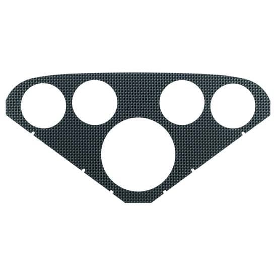 AutoMeter 2125 Carbon Fiber-Look Gauge Faceplate,55-59 Chevy PU