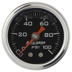 AutoMeter 2173 Auto Gage Mechanical Press. Gauge, 1-1/2 , 0-60