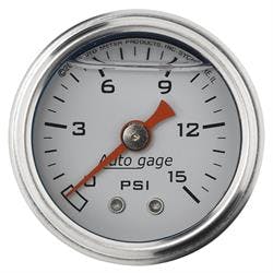 AutoMeter 2174 Auto Gage Mechanical Press. Gauge, 1-1/2 , 0-100