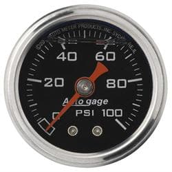 AutoMeter 2174 Auto Gage Mechanical Press. Gauge, 1-1/2 , 0-100