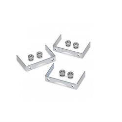 AutoMeter 2226 Gauge Bracket Kit, 2-5/8 Inch, Aluminum, Qty 3